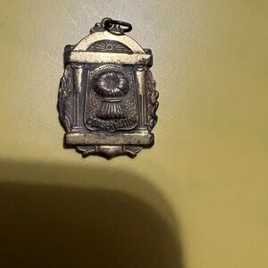Gold Conservation Medal Pendant Vintage